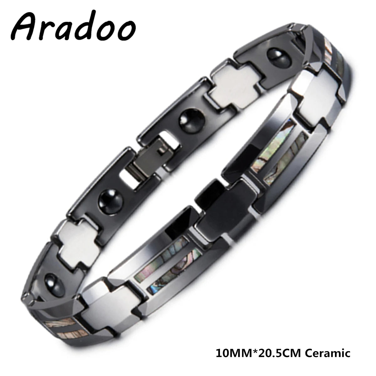 Onyx Fusion Men's Link Bracelet