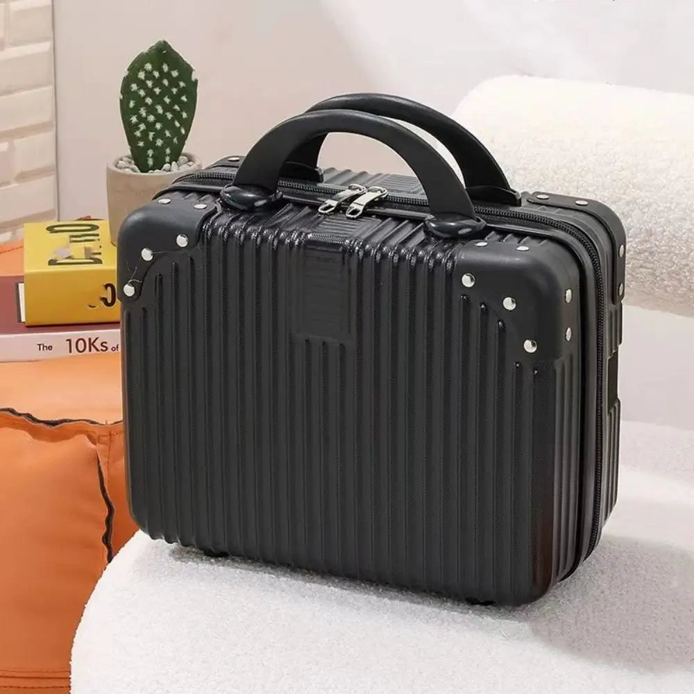 Portable Makeup Travel Case with Secure Lock"
