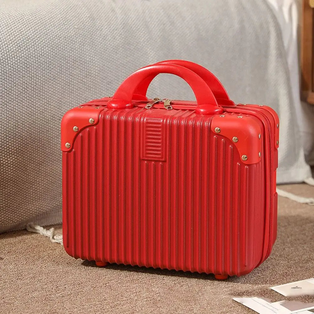 Portable Makeup Travel Case with Secure Lock"