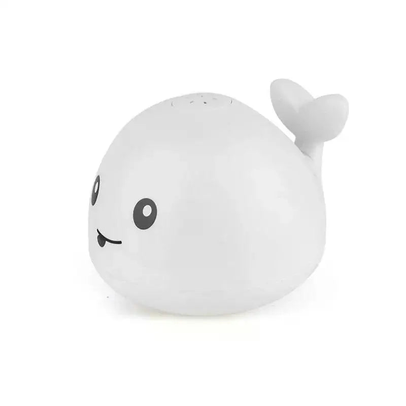 Boule de bain électrique en forme de baleine avec lumière LED et son