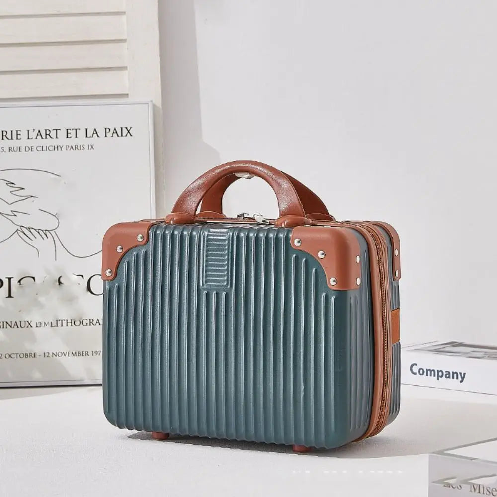 Portable Makeup Travel Case with Secure Lock"