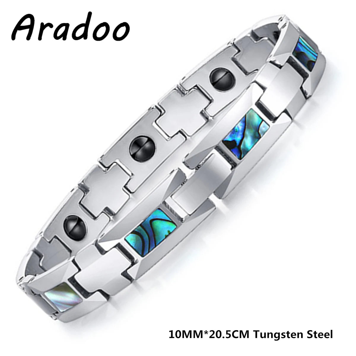 Onyx Fusion Men's Link Bracelet