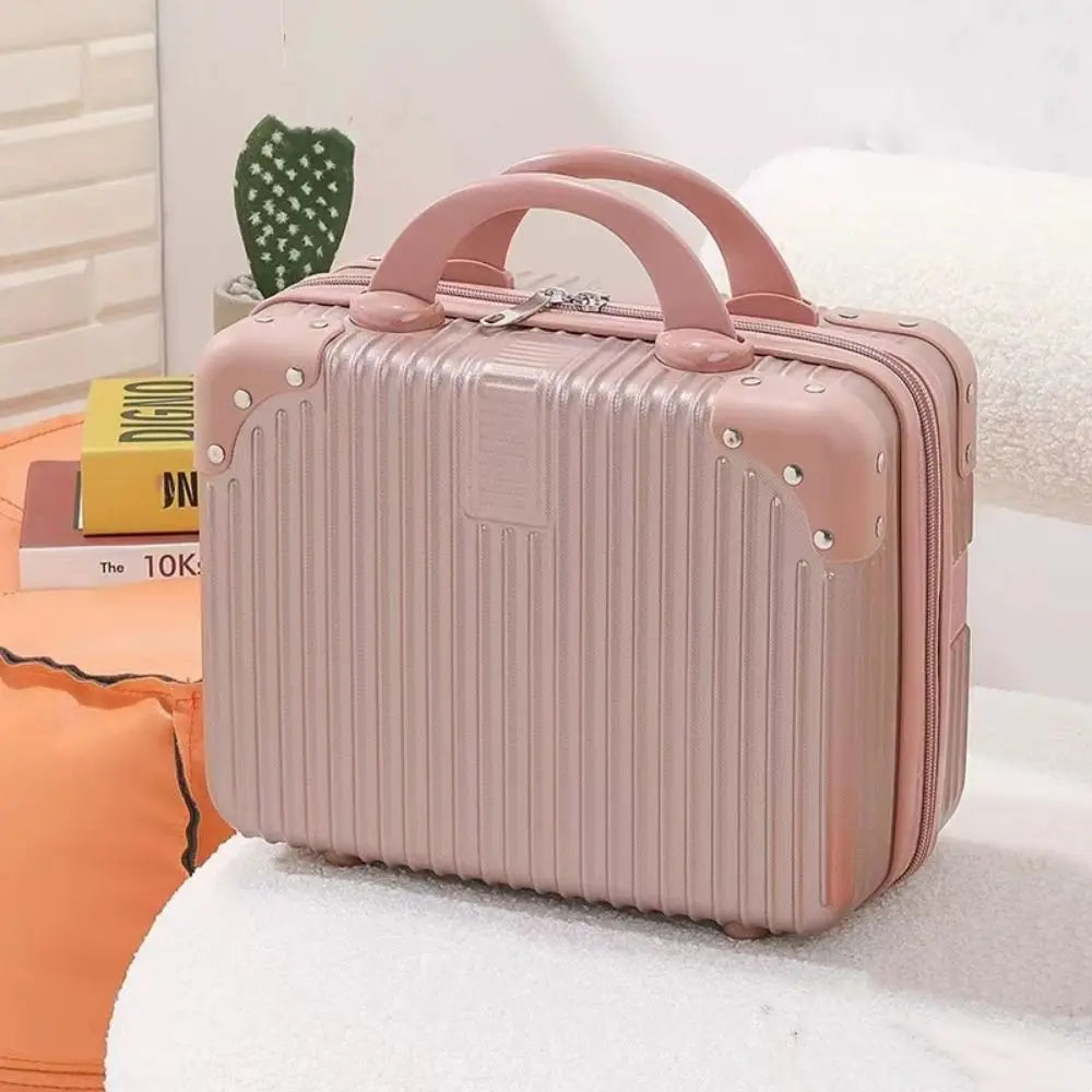 Portable Makeup Travel Case with Secure Lock"