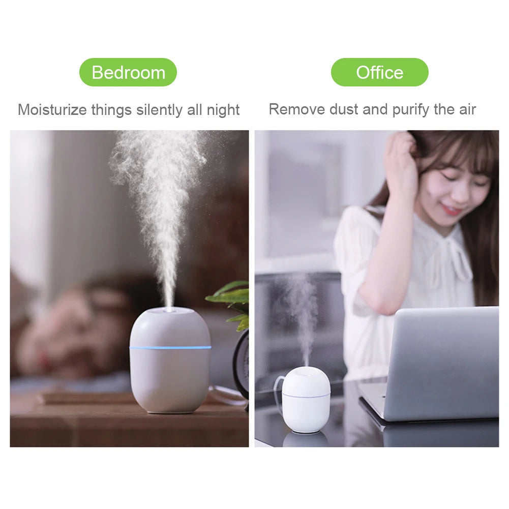 Humidificateur aromatique USB avec éclairage ambiant