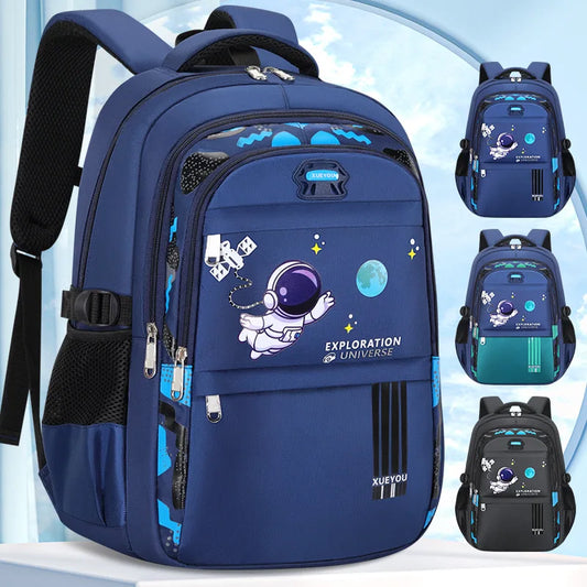 Mochila infantil con astronauta explorador