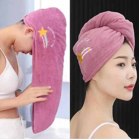 Serviette de séchage de cheveux super absorbante