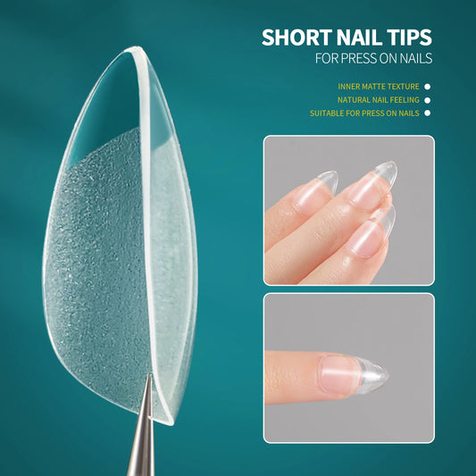 Lot de 120 faux ongles PerfectFit - Amande, Cercueil et Carré