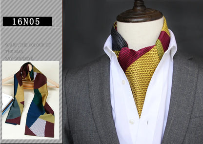 Foulard en soie double face London Heritage