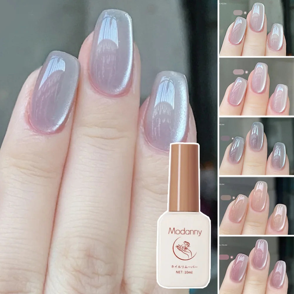 Nude Sparkle Magnetic Gel Polish