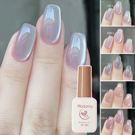 Esmalte en gel magnético Nude Sparkle