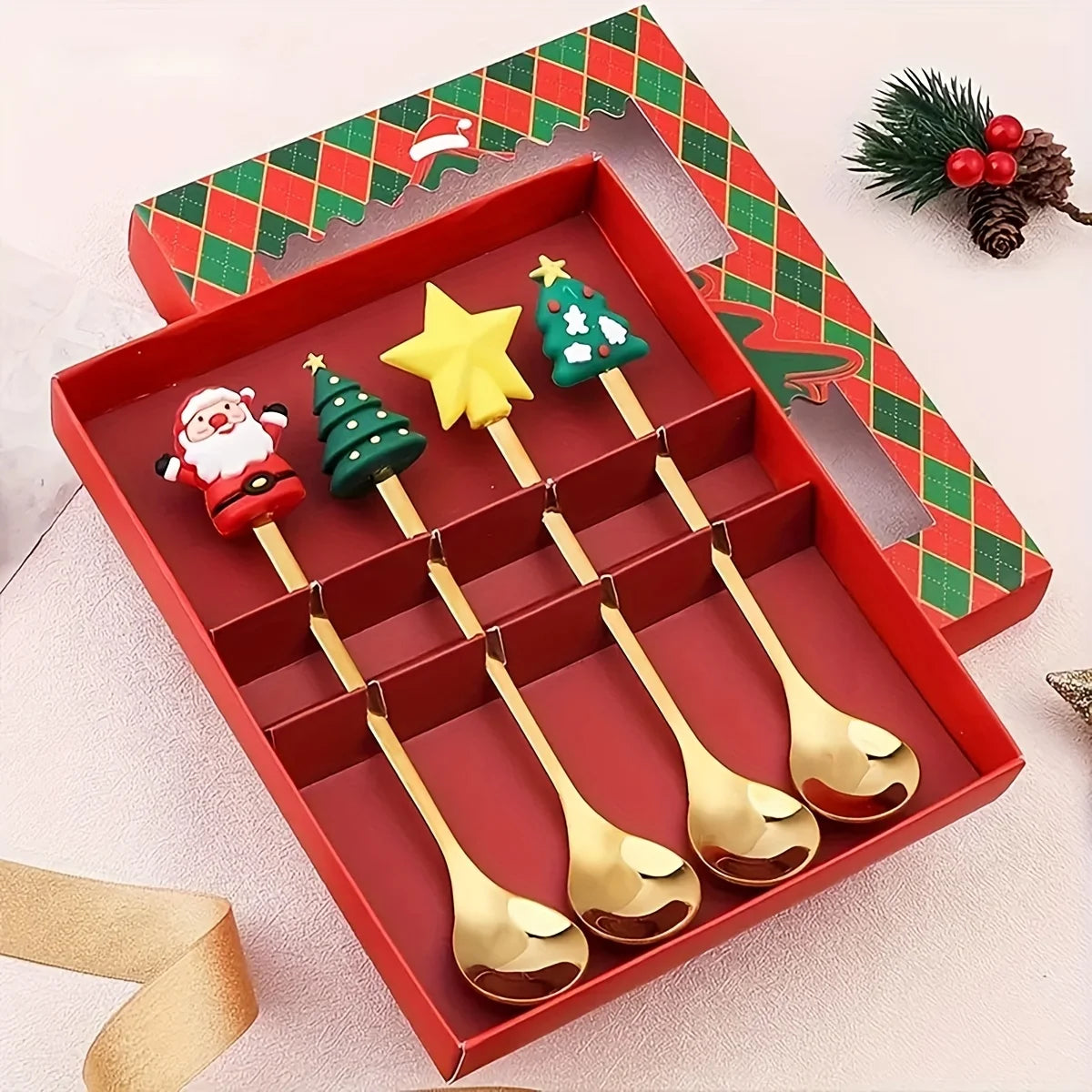 Festive Fork & Spoon Gift Set