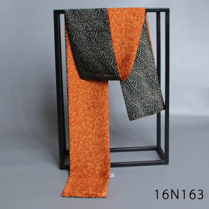 Foulard en soie double face London Heritage