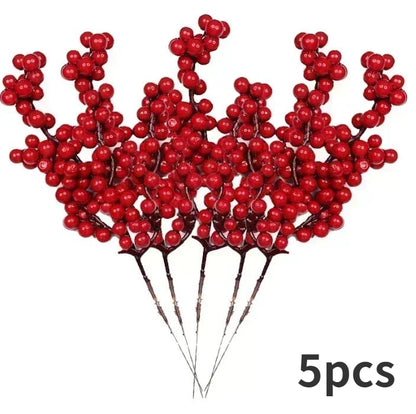 Scarlet Berry Christmas Sprigs