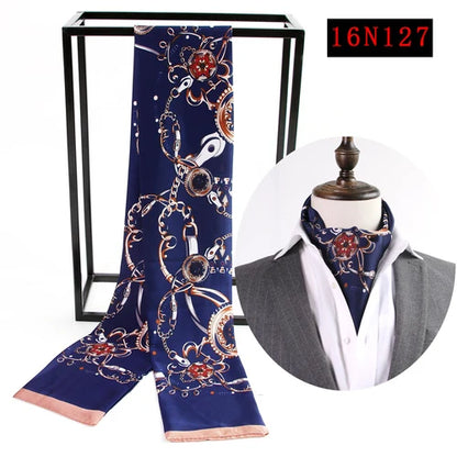 Foulard en soie double face London Heritage