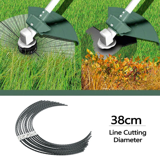 Nylon Grass Trimmer Line Set – 10 Pack for BOSCH AFS 23-37