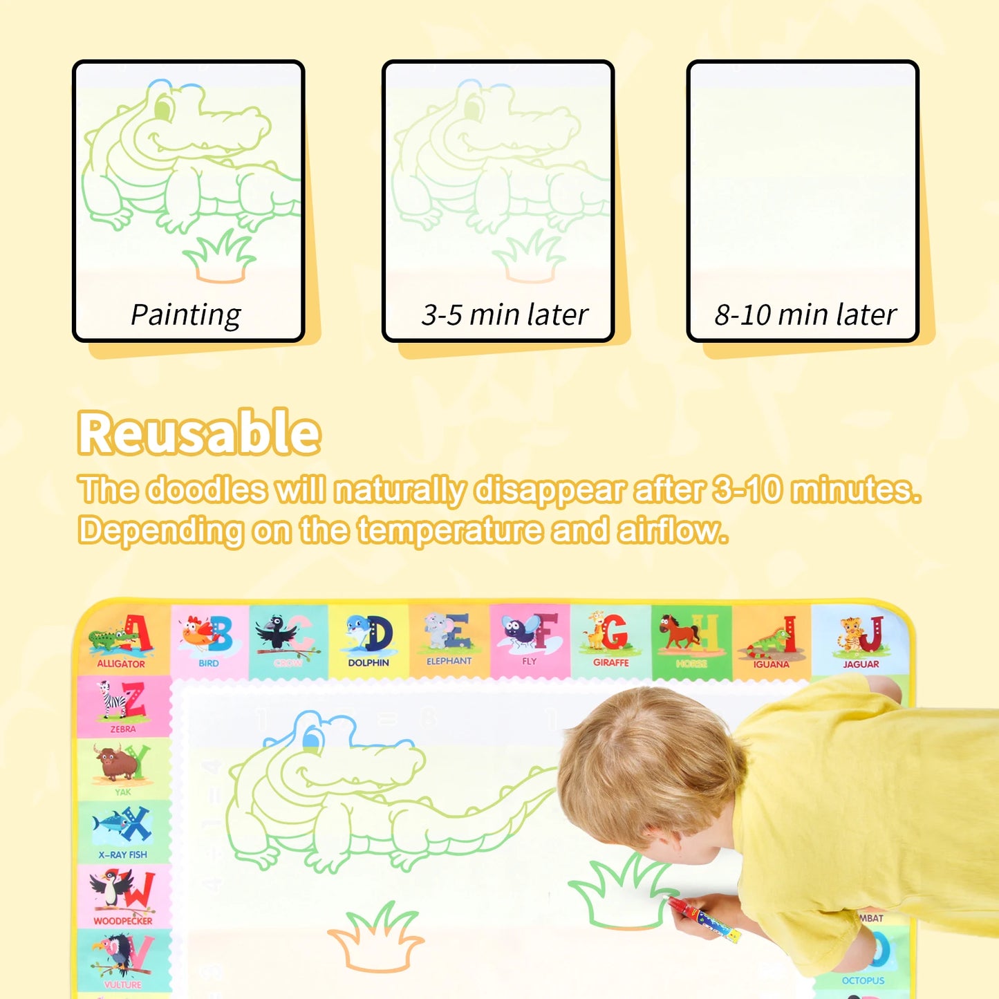 Tapis de dessin magique Aqua pour enfants