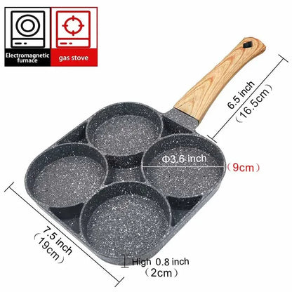 Multi-Division Cooking Frying Pan