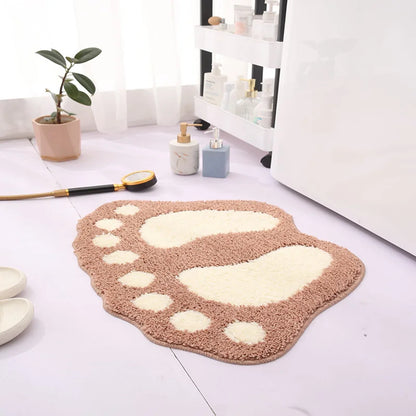 Sole Shape Shower Mat