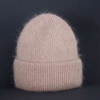 Elegant Rabbit Fur Winter Headwear for Women"