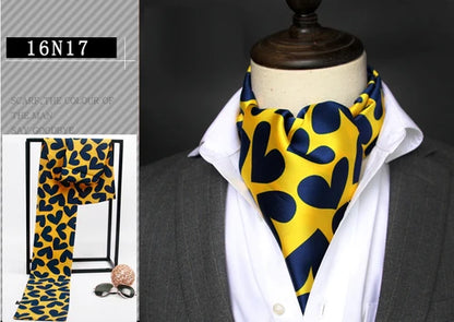 Foulard en soie double face London Heritage